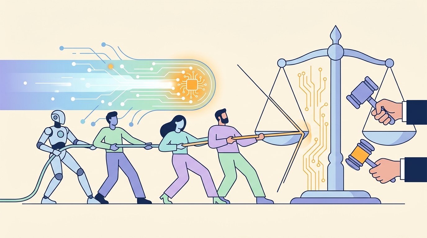 AI-bedrijven willen samen vertragen, maar mag dat van de wet?