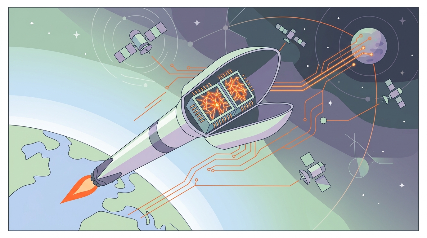 Google stuurt AI-chips de ruimte in met SpaceX