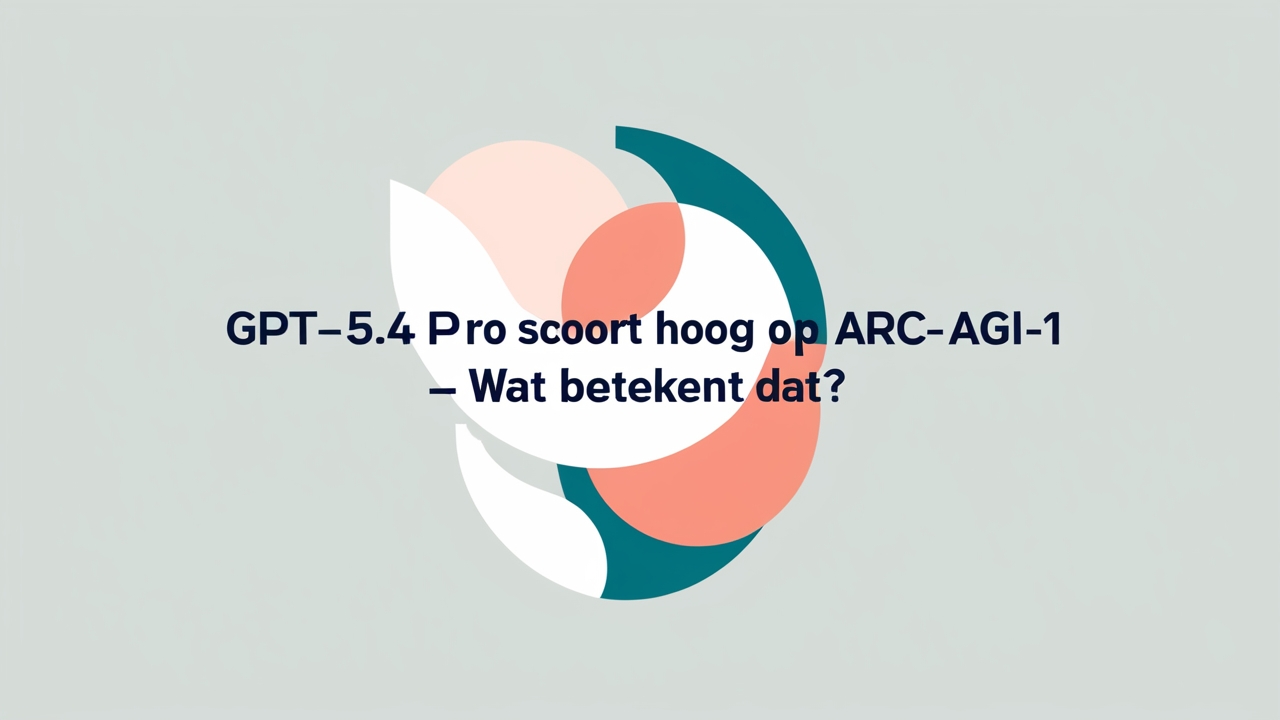 GPT-5.4 Pro scoort hoog op ARC-AGI-1 — wat betekent dat?