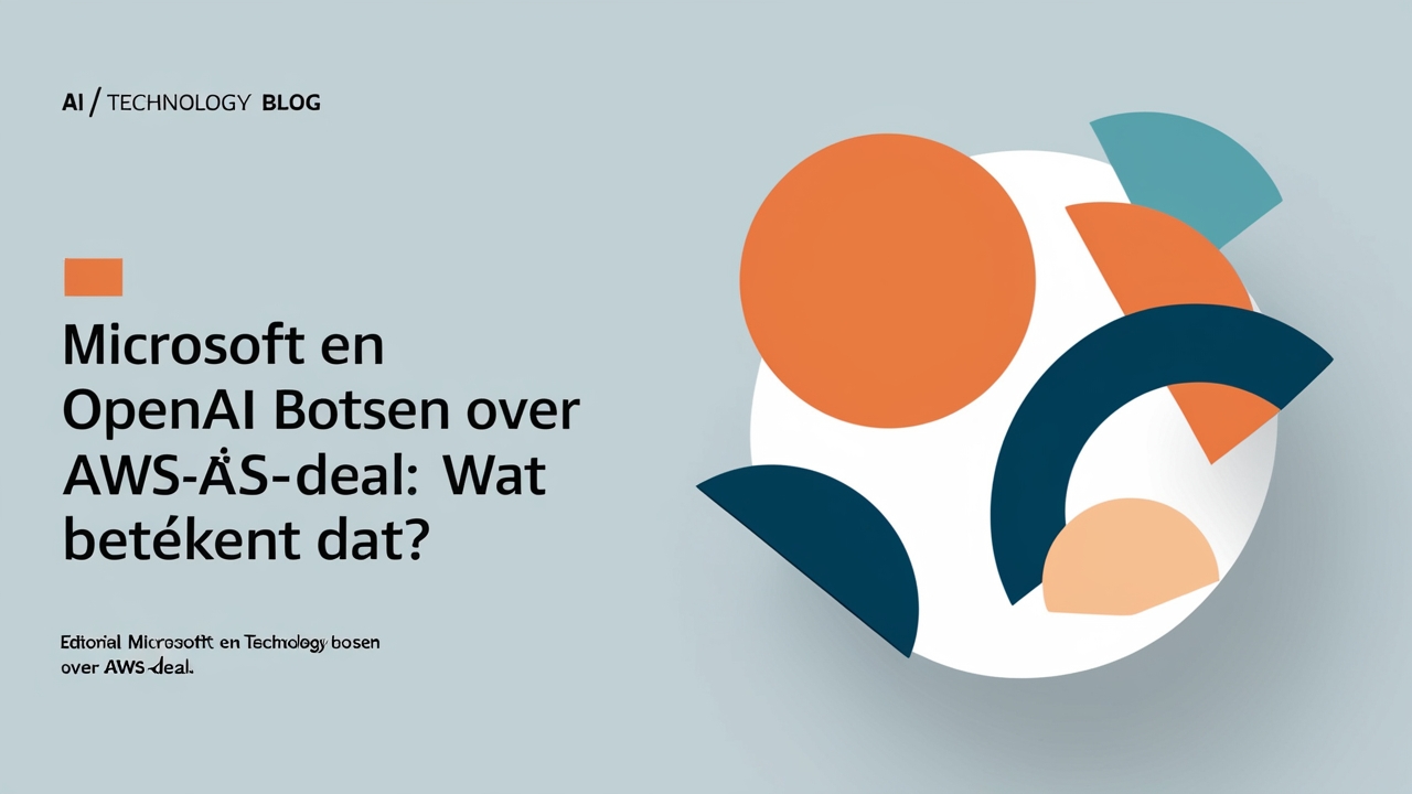 Microsoft en OpenAI botsen over AWS-deal: wat betekent dat?