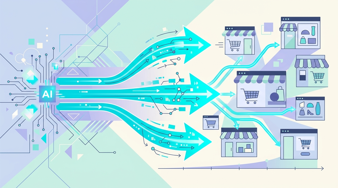 Shopify ziet AI-verkeer naar webshops verdrievoudigen in Q2