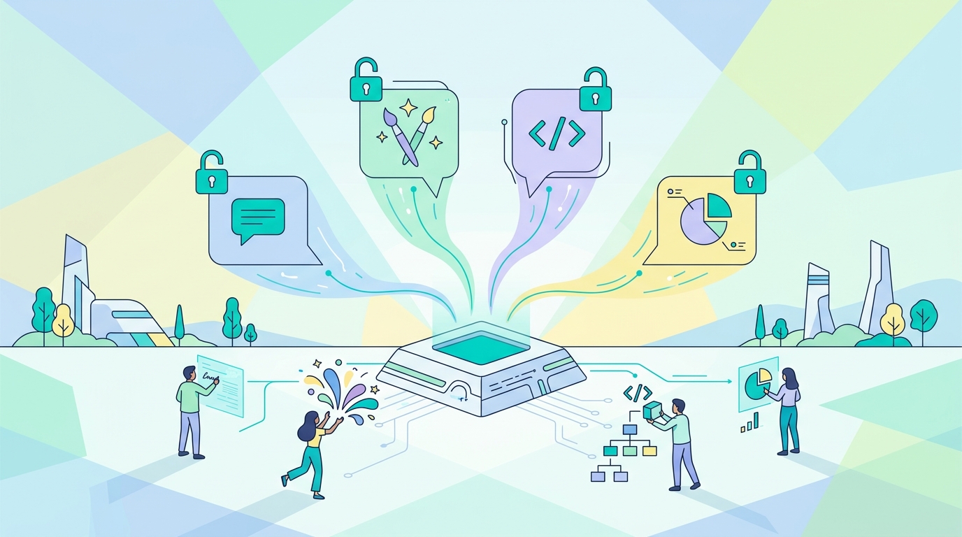 TheB.AI biedt vier AI-modellen gratis aan — wat betekent dat?