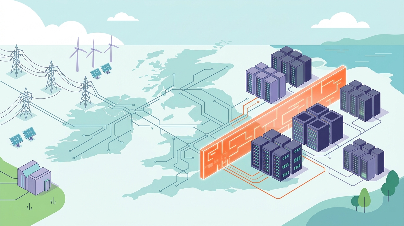 Het VK blokkeert speculatieve datacenters op het stroomnet