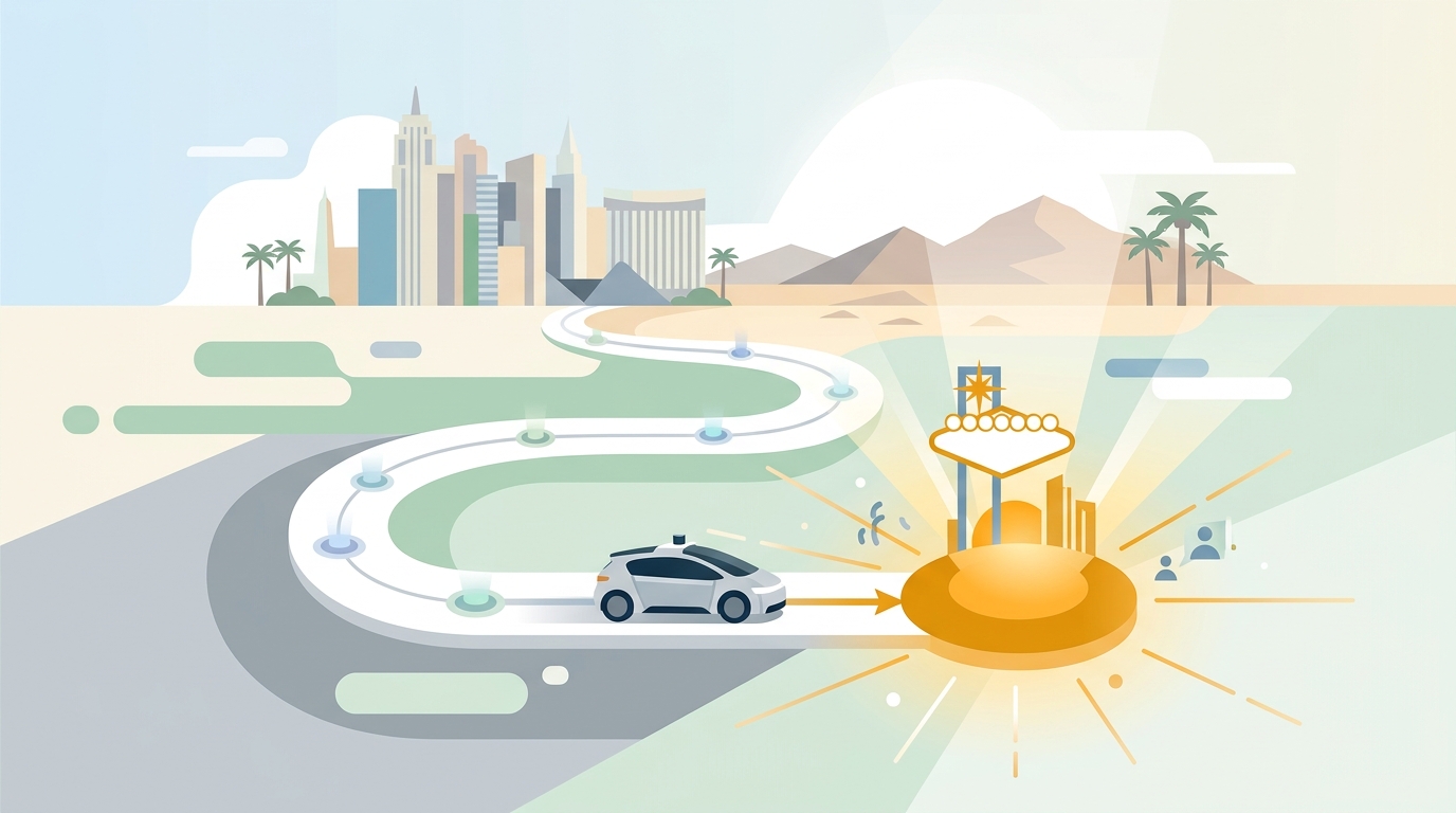 Waymo opent robotaxi-dienst in Las Vegas als vijftiende markt
