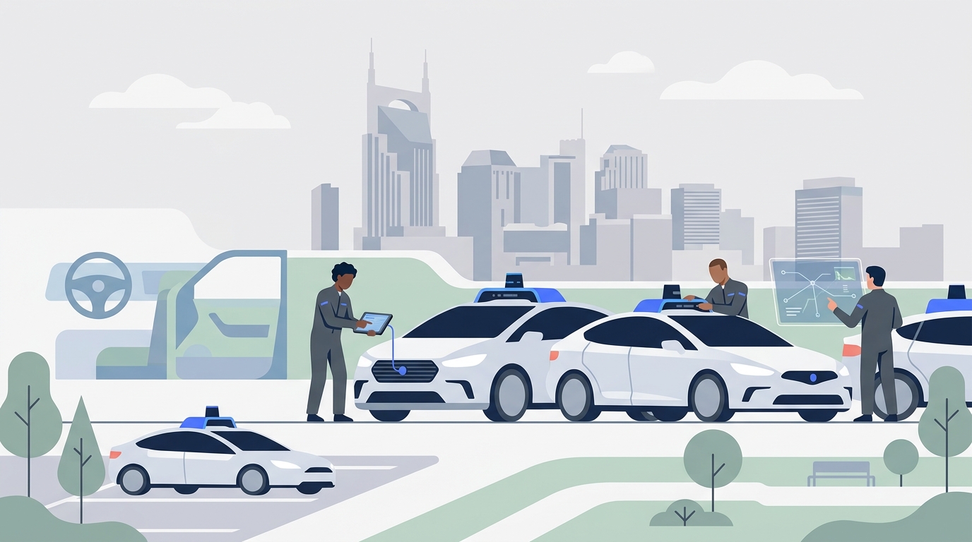Oud-Lyft-chauffeurs onderhouden nu zelfrijdende auto's in Nashville